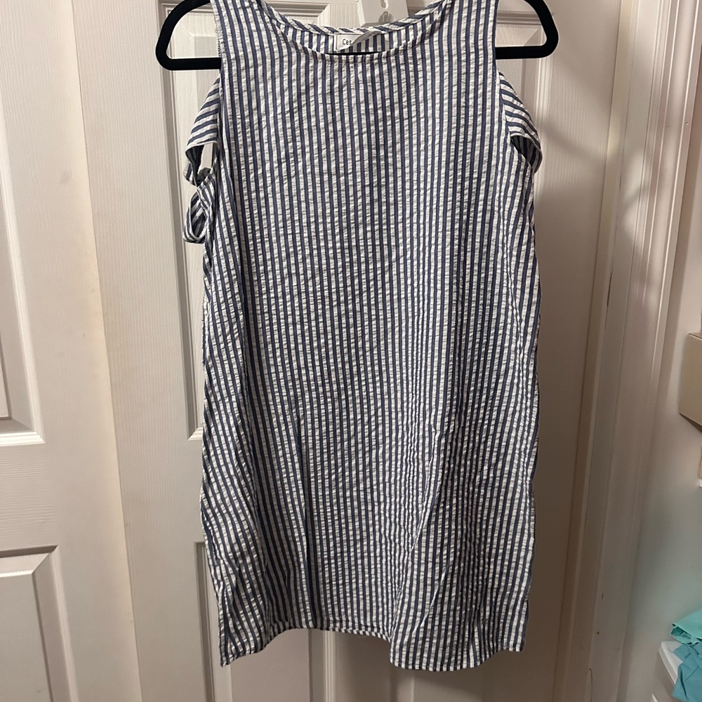 Striped Sleeveless Dress